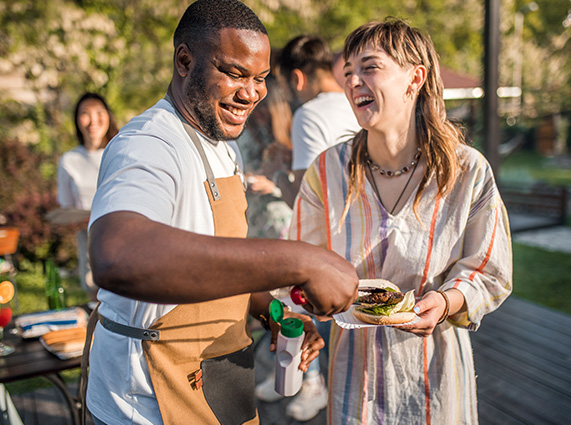 Adults Hamburger BBQ